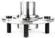 Front, Driver and Passenger Side Wheel Hub, 4 Lugs, With Bearing, 1.9L, 4Cyl