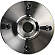 Front, Driver and Passenger Side Wheel Hub, 4 Lugs, With Bearing, 1.9L, 4Cyl