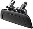Front and Rear, Driver and Passenger Side Exterior Door Handles, Textured Black, Front Driver and Passenger Side - With Key Hole; Rear Driver and Passenger Side - Without Key Hole