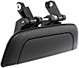 Front and Rear, Driver and Passenger Side Exterior Door Handles, Textured Black, Front Driver and Passenger Side - With Key Hole; Rear Driver and Passenger Side - Without Key Hole
