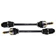 Front, Driver and Passenger Side Axle Assemblies, Supplied with Standard Neoprene Outboard Boot