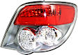 Driver and Passenger Side Halogen Tail Light, Without bulb(s), OE Replacement