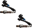 After Catalytic Converter, Driver and Passenger Side Oxygen Sensors, 4-wire, Except Canada Built Vehicle