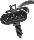 Before and After Catalytic Converter, Driver and Passenger Side Oxygen Sensors, 4-wire