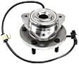 Front, Driver and Passenger Side Wheel Hub, 5 Lugs, With Bearing, With Sensor, RWD, 4.3L, 6Cyl