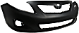 Front and Rear Primed Bumper Covers, For Models With Spoiler Holes, North America Built Vehicle, CAPA CERTIFIED