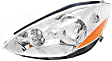 2006-2010 Toyota Sienna - Driver and Passenger Side Halogen Headlight, With bulb(s), OE Replacement