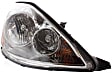 2006-2010 Toyota Sienna - Driver and Passenger Side Halogen Headlight, With bulb(s), OE Replacement
