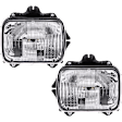 1996 Toyota Tacoma - Driver and Passenger Side Halogen Headlight, With bulb(s), OE Replacement, 4WD