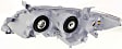 Driver and Passenger Side Headlights, without Bulbs, Halogen, Sedan, USA Built Vehicle