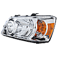 Driver and Passenger Side Halogen Headlight, Without bulb(s), OE Replacement