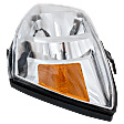 Driver and Passenger Side Halogen Headlight, Without bulb(s), OE Replacement