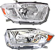 2008 Toyota Highlander - Driver and Passenger Side Halogen Headlight, Without bulb(s),  Japan Built Vehicle, OE Replacement, Sport Utility