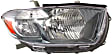 2008-2010 Toyota Highlander - Driver and Passenger Side Headlights, without Bulbs, Halogen, Sport Utility, Japan Built Vehicle
