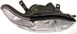 2008-2010 Toyota Highlander - Driver and Passenger Side Headlights, without Bulbs, Halogen, Sport Utility, Japan Built Vehicle