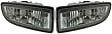 Front, Driver and Passenger Side Fog Lights, With Bulb(s), Halogen