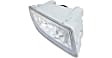 Front, Driver and Passenger Side Fog Lights, With Bulb(s), Halogen