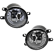 Front, Driver and Passenger Side Fog Lights, With bulb(s), Halogen