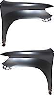 Front, Driver and Passenger Side Fenders, Without antenna hole