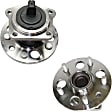 Rear, Driver and Passenger Side Wheel Hub, 5 Lugs, With Bearing, With Sensor, 3.0L, 6Cyl
