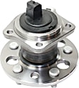 Rear, Driver and Passenger Side Wheel Hub, 5 Lugs, With Bearing, With Sensor, 3.0L, 6Cyl