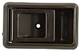Front or Rear, Driver and Passenger Side Interior Door Handles, Brown, Without Door Lock Hole