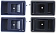 1995 Toyota 4Runner - Front and Rear, Driver and Passenger Side Blue Interior Door Handle, Without Door Lock Hole, Sport Utility