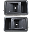 1989 Geo Prizm - Front, Driver and Passenger Side Gray Interior Door Handle, Without Door Lock Hole, AE80 Chassis