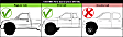 1989 Geo Prizm - Front, Driver and Passenger Side Gray Interior Door Handle, Without Door Lock Hole, AE80 Chassis