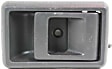 1989 Geo Prizm - Front, Driver and Passenger Side Gray Interior Door Handle, Without Door Lock Hole, AE80 Chassis