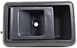 1989 Geo Prizm - Front, Driver and Passenger Side Gray Interior Door Handle, Without Door Lock Hole, AE80 Chassis