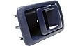 Front or Rear, Driver and Passenger Side Interior Door Handles, Blue, Without Door Lock Hole