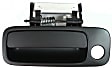 Front, Driver and Passenger Side Primed Exterior Door Handle, With Key Hole