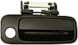 Front, Driver and Passenger Side Primed Exterior Door Handle, With Key Hole