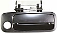 Front, Driver and Passenger Side Primed Exterior Door Handle, With Key Hole