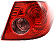 Driver and Passenger Side, Inner and Outer Halogen Tail Light, Inner - Without bulb(s); Outer - With bulb(s), OE Replacement