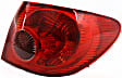 Driver and Passenger Side, Inner and Outer Halogen Tail Light, Inner - Without bulb(s); Outer - With bulb(s), OE Replacement