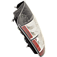 Driver and Passenger Side Halogen Tail Light, With bulb(s), OE Replacement