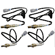 Before Catalytic Converter Oxygen Sensor, Set of 4, 4-wire, 2.2L, 4Cyl