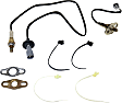 Before and After Catalytic Converter Oxygen Sensors, 4-wire, Air/Fuel sensor, Rear Wheel Drive