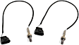 Before Catalytic Converter, Driver and Passenger Side Oxygen Sensor, Set of 2, 4-wire