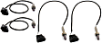 Driver and Passenger Side, Before and After Catalytic Converter Oxygen Sensor, Set of 4, 4-wire