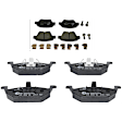 SET-ATE1S0698151B Front and Rear Ceramic Brake Pad Set