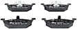 SET-ATE1S0698151B Front and Rear Ceramic Brake Pad Set