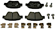SET-ATE1S0698151B Front and Rear Ceramic Brake Pad Set