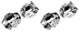 SET-ATE230100 Front Brake Caliper, 2-Wheel Set