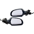 Driver and Passenger Side Mirrors, Power Adjust, Manual Folding, Heated, Paintable, In-housing Signal Light, No Memory, No Puddle Light, No Auto-Dimming, No Blind Spot Feature