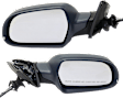Driver and Passenger Side Mirrors, Power, Manual Folding, Heated, Paintable, In-housing Signal Light, With memory, No Puddle Light, No Auto-Dimming, No Blind Spot Feature