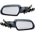 Driver and Passenger Side Mirrors, Power, Power Folding, Heated, Paintable, In-housing Signal Light, With memory, No Puddle Light, No Auto-Dimming, With Blind Spot Light in Housing
