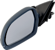 Driver and Passenger Side Mirror, Power Adjust, Heated, Power Folding, Paintable, In-housing Signal Light, No Memory, No Puddle Light, No Auto-Dim, With Blind Spot Light in Housing